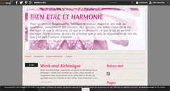 Desktop Screenshot of bienetreetharmonie.com